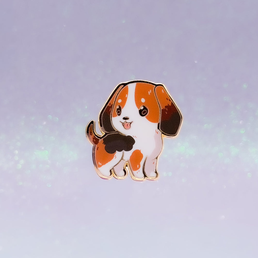 Beagle | Dog Breeds Hard Enamel Pin | Kawaii Birthday Gift | Christmas Present | Miamouz