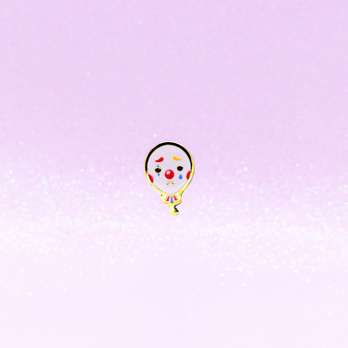 Sad Clown Balloon | Mini Hard Enamel Pin | Fantasy Inspired Pin | Kawaii Aesthetic Birthday Gift | Christmas Present