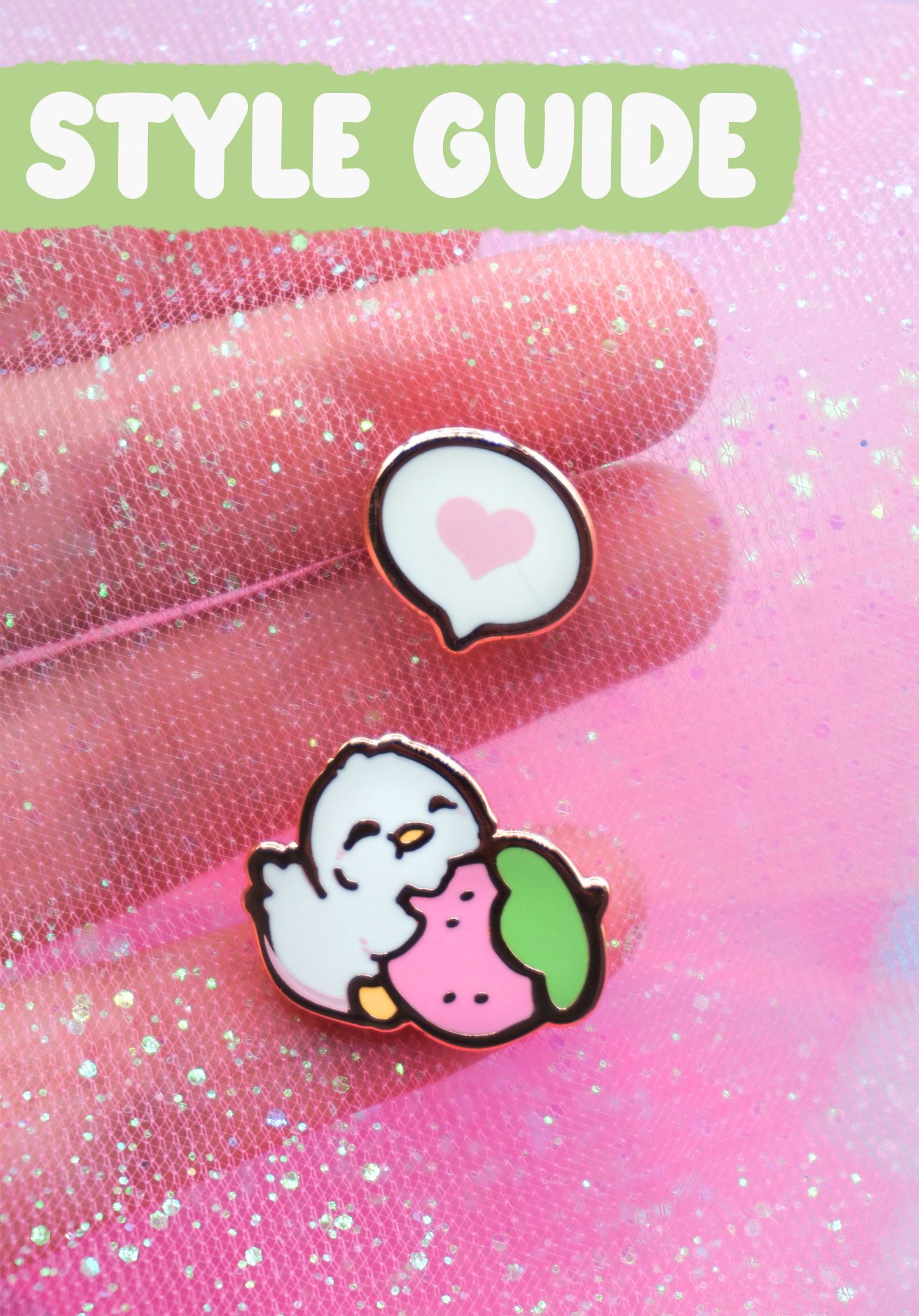 Mini-Emaille-Anstecknadel mit Sprechblase und Herz | Kleine Hartemaille-Anstecknadel als Brettfüller | Kawaii-Kunst | Kawaii-Ästhetik-Geburtstagsgeschenk | Weihnachtsgeschenk