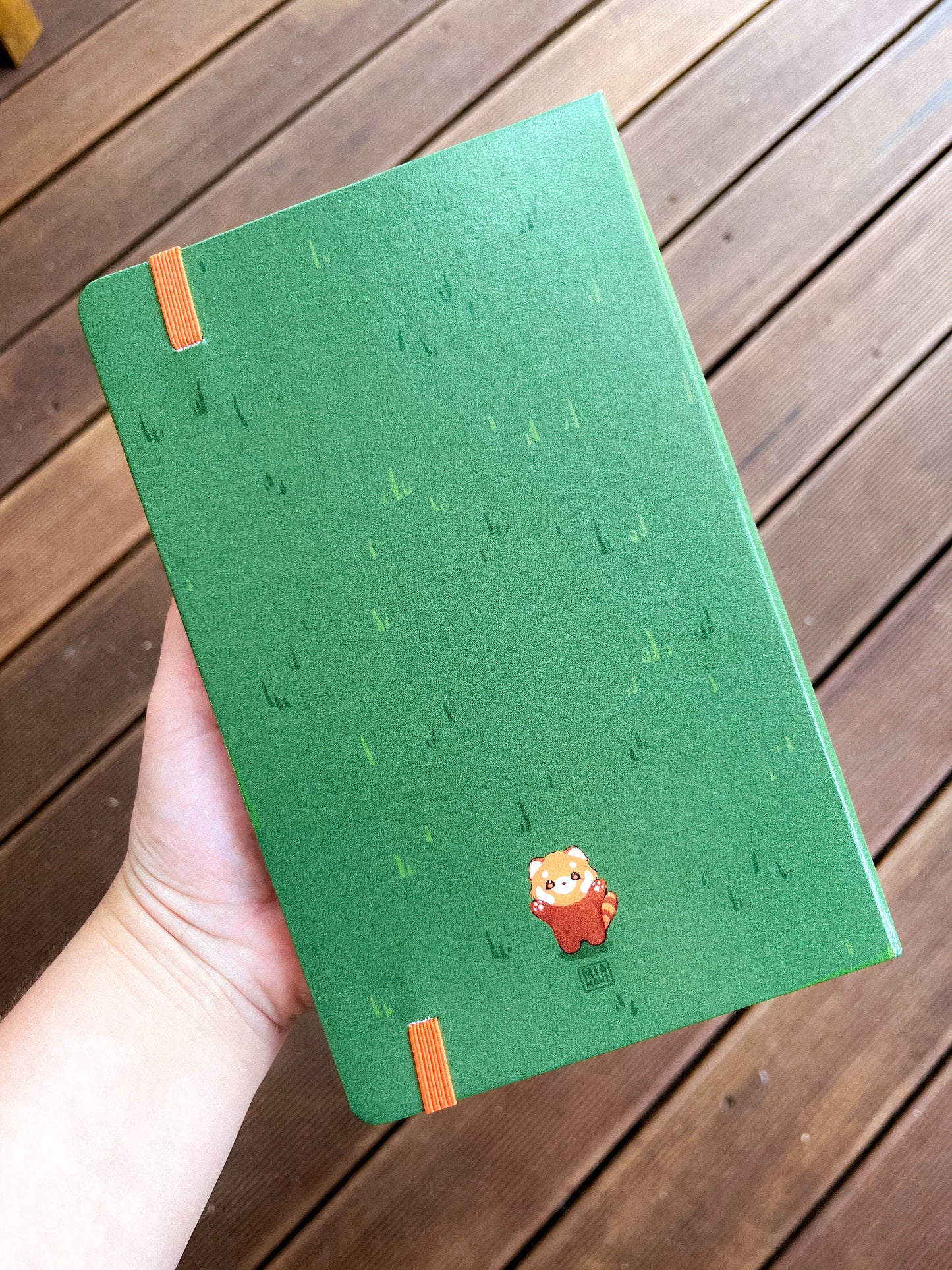 Voller guter Ideen Rotes Panda-Notizbuch | Gepunktet oder liniert | Pastellfarbenes Briefpapier | Scrapbooking & Kalender-Tagebuch | Geburtstagsgeschenk | Weihnachtsgeschenk | Miamouz