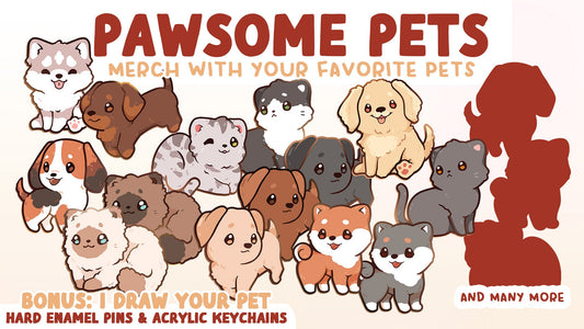 PRE-ORDER Pawsome Pets - Tier 1 Keychain