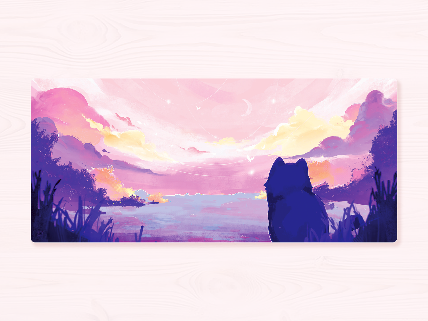 Dreamy Fairy Tale Landscape Mouse Pads | Desk Mat | Kawaii Mousepad | Play Mat | Miamouz