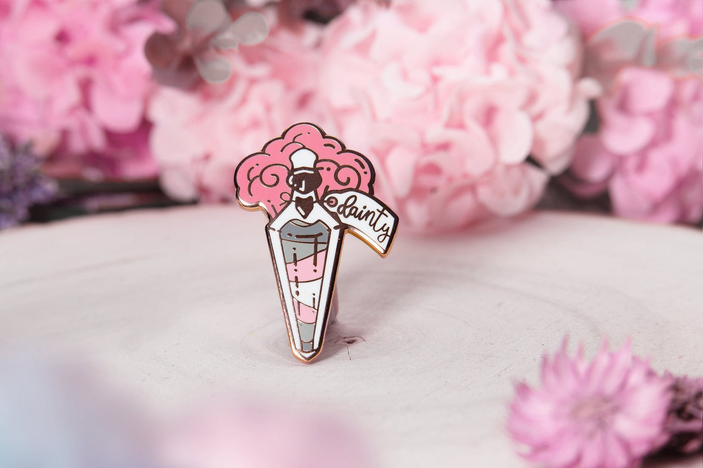 Dainty Demigirl Flag Pride Potion | LGBTQIA+ | Witch Hard Enamel Pins | Rainbow Flag | Pride Month | Miamouz