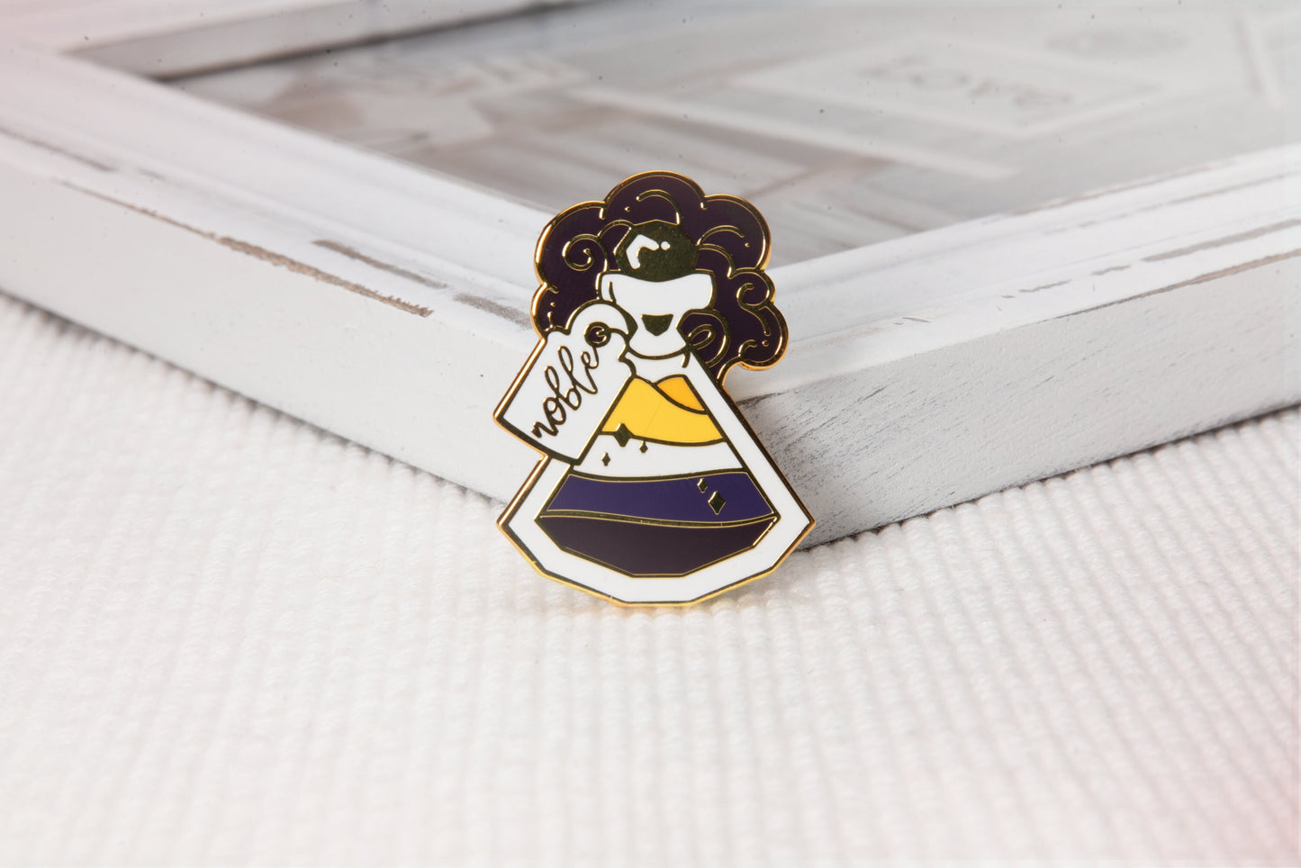 Noble Nonbinary Flag Pride Potion | LGBTQIA+ | Witch Hard Enamel Pins | Rainbow Flag | Pride Month | Miamouz