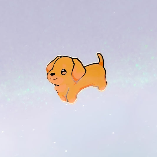 Dachshund Cream | Dog Breeds Hard Enamel Pin | Kawaii Birthday Gift | Christmas Present | Miamouz