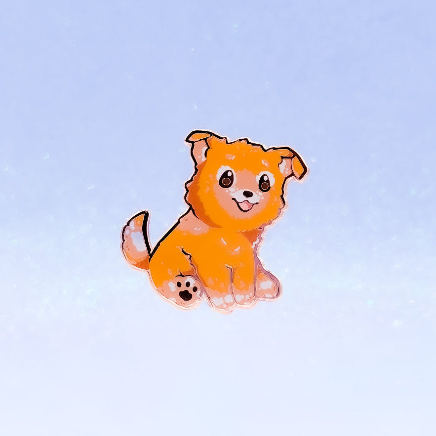 Carolina Dog | Canaan Dog Red | Mix | Dog Breeds Hard Enamel Pin | Kawaii Birthday Gift | Christmas Present | Miamouz