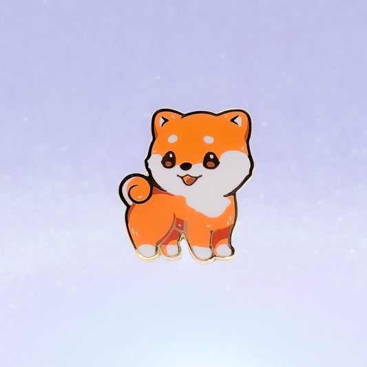 Shiba Inu Red | Akita Inu | Dog Breeds Hard Enamel Pin | Kawaii Birthday Gift | Christmas Present | Miamouz