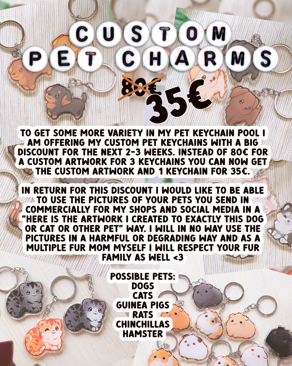 Custom Pet Keychain | Limited Offer