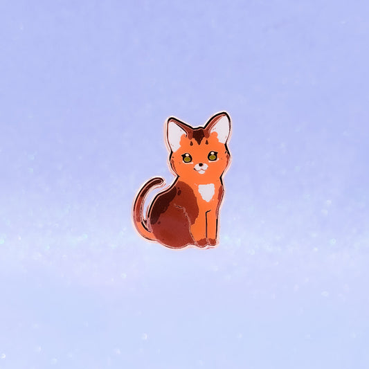 Abyssinian Cat | Cat Breeds Hard Enamel Pin | Kawaii Birthday Gift | Christmas Present | Miamouz