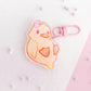 Cute Duck Acrylic Keychain | Sweet Animal Art | Duckling Key Charm | Aesthetic Birthday Gift for Her | Christmas Present | Miamouz