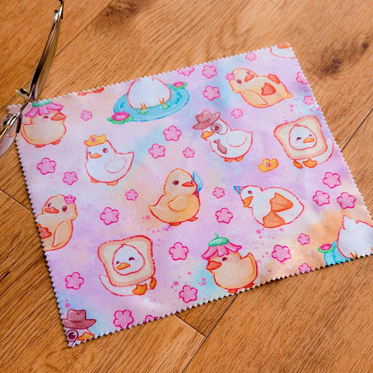 Adventure Ducks | Microfiber Cloth 15cm x 18cm | Glasses Cloth | Lens Cloth | Screen Wipe
