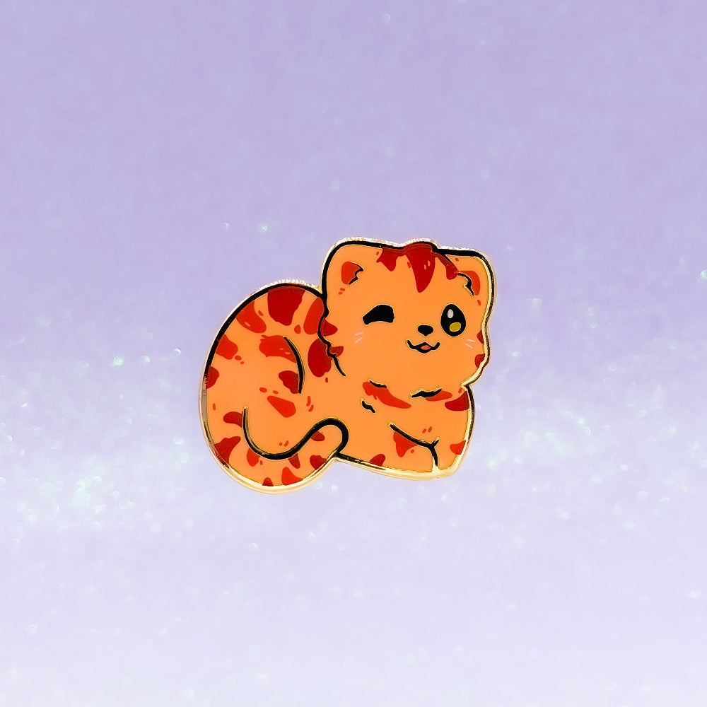 Red Tabby European Short Hair Cat | Cat Breeds Hard Enamel Pin | Kawaii Birthday Gift | Christmas Present | Miamouz