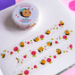 SAMPLE Bee Happy Cute Washi Tape | 10m x 15mm Roll | Artist Masking Tape | Decorative Planner Tape | Kawaii Calendar Journal Stationery | Miamouz