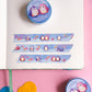 SAMPLE Happy Penguins Washi Tape | 10m x 15mm Roll | Artist Masking Tape | Decorative Planner Tape | Kawaii Calendar Journal Stationery