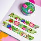 SAMPLE Grass Friends Washi Tape | 10m x 15mm Roll | Artist Masking Tape | Decorative Planner Tape | Kawaii Calendar Journal Stationery