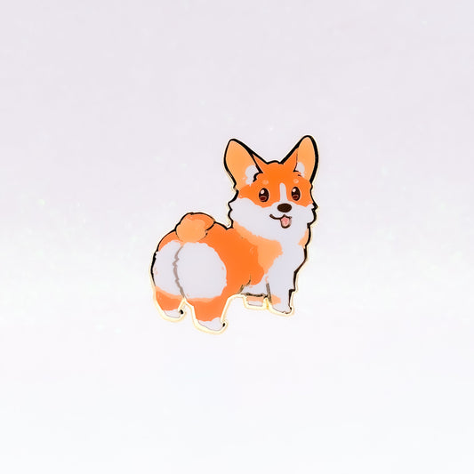 Corgi Red | Dog Breeds Hard Enamel Pin | Kawaii Birthday Gift | Christmas Present | Miamouz