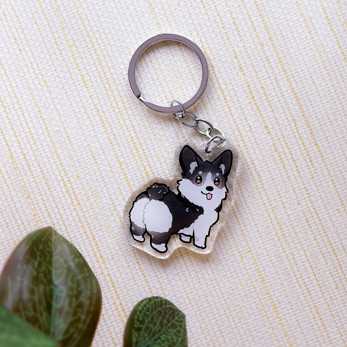 Corgi Black & White Pembroke | Dog Breeds Hard Enamel Pin | Kawaii Birthday Gift | Christmas Present | Miamouz