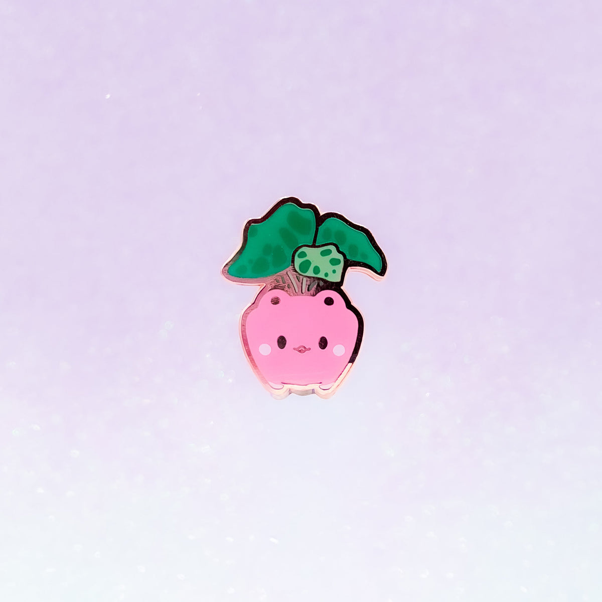 Happy Plant Pot | Mini Hard Enamel Pin | Monstera Pin | Kawaii Aesthetic Birthday Gift | Christmas Present