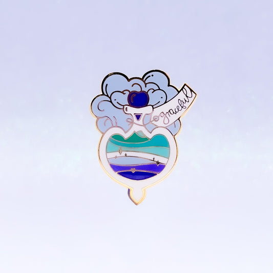 Graceful Gay Flag Pride Potion | LGBTQIA+ | Witch Hard Enamel Pins | Rainbow Flag | Pride Month | Miamouz