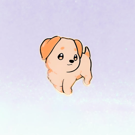 Labrador Retriever Sand | Dog Breeds Hard Enamel Pin | Kawaii Birthday Gift | Christmas Present | Miamouz