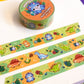Paleo Pals Washi Tape | 10m x 15mm Roll | Artist Masking Tape | Decorative Planner Tape | Kawaii Calendar Journal Stationery