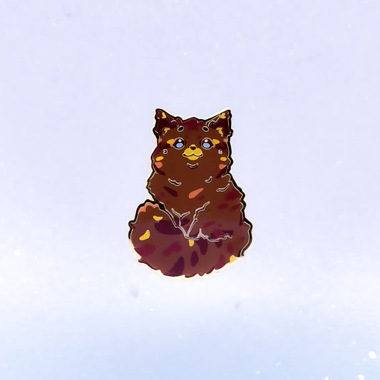 Maine Coon Cat Brown Tabby | Cat Breeds Hard Enamel Pin | Kawaii Birthday Gift | Christmas Present | Miamouz