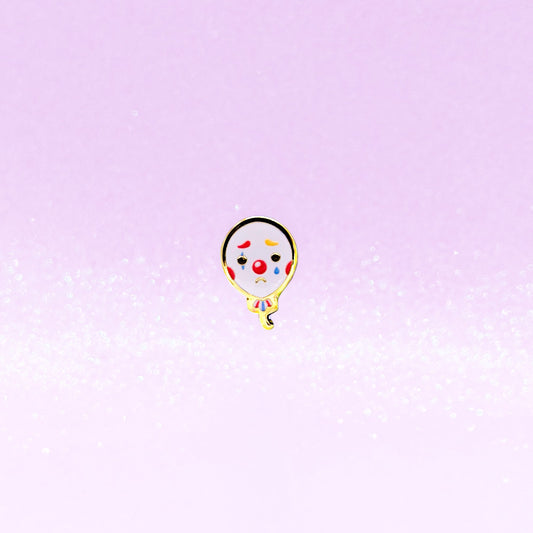 Sad Clown Balloon | Mini Hard Enamel Pin | Fantasy Inspired Pin | Kawaii Aesthetic Birthday Gift | Christmas Present