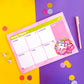 Cat Adventures Weekly Planner | A4 | Whimsical Stationery | Plan the Week | Notepad | Birthday Gift