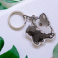 Chihuahua Keychain | Cute Animal | Dog Breed Charm | Birthday Gift for Her | Christmas Present | Fluffy Dog Breed Key Chain