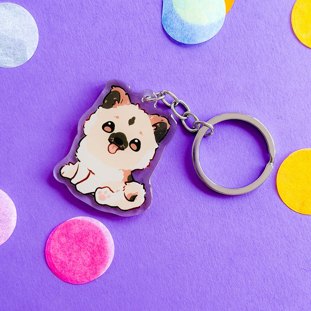 German Shepherd | Belgian Malinois | Cute Animal | Dog Breed Charm | Birthday Gift | Christmas Present for Her | Dog Acrylic Key Chain