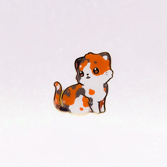Tricolor Calico European Short Hair | Cat Breeds Hard Enamel Pin | Kawaii Birthday Gift | Christmas Present | Miamouz