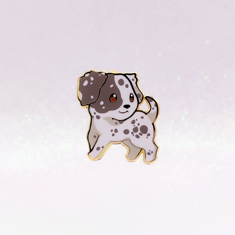 Dalmatian Black Dotted | Dog Breeds Hard Enamel Pin | Kawaii Birthday Gift | Christmas Present | Miamouz