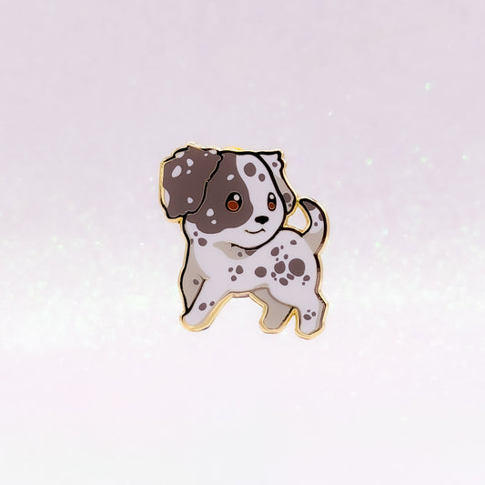 Dalmatian Black Dotted | Dog Breeds Hard Enamel Pin | Kawaii Birthday Gift | Christmas Present | Miamouz