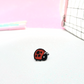Tiny Ladybug | Mini Pin | Bug Cute Collectors Hard Enamel Pin Badge | Kawaii Aesthetic Birthday Gift for Her | Christmas Present for Him | Miamouz