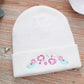 Cute Axolotl Winter Hat | White Warm Beanie | Kawaii Aesthetic Birthday Gift for Her | Christmas Present for Him | Miamouz