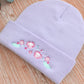 Cute Axolotl Winter Hat | Lavender Warm Beanie | Kawaii Aesthetic Birthday Gift for Her | Christmas Present for Him | Miamouz