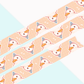 Party Duck Earthy Orange Washi Tape | 10m x 15mm Roll | Artist Masking Tape | Decorative Planner Tape | Kawaii Calendar Journal Stationery