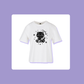 Tired AF Cat T-Shirt | Oversized Feminine Cut | Handprinted Tshirt | Miamouz