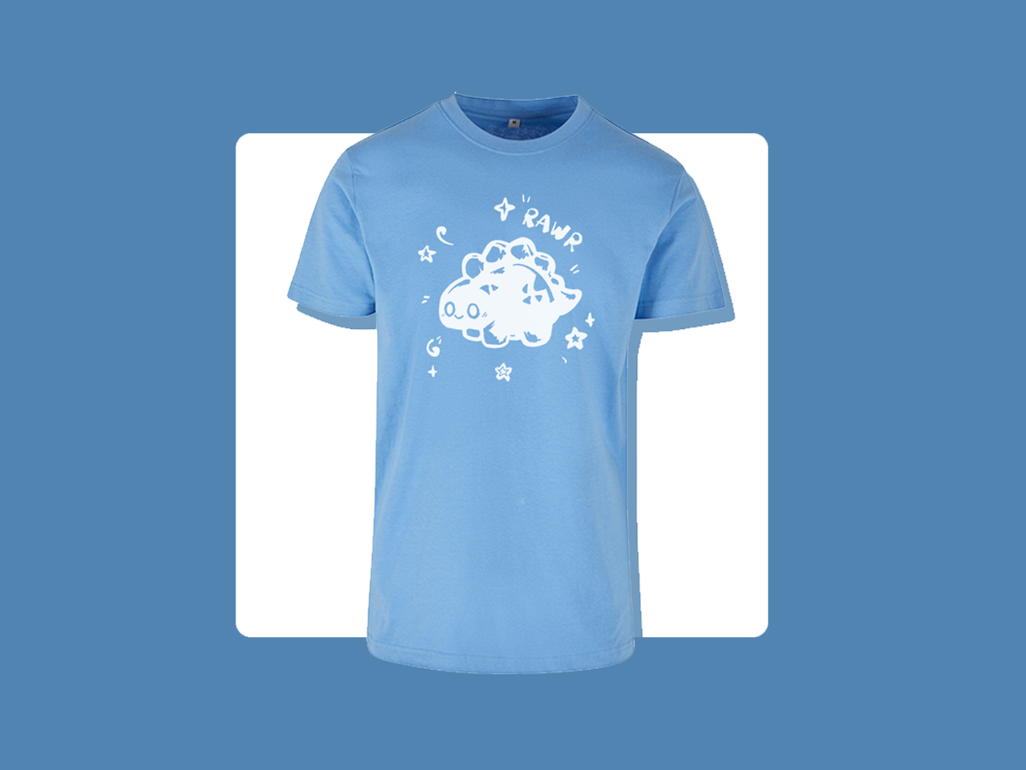 Rawr Dinosaur T-Shirt | Unisex Cut | Handprinted Tshirt | Miamouz