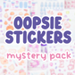 Stickers Oopsie Bag | Mystery Grab Bag | Lucky Bag | B-Grade Stationery | Surprise Gift | Miamouz Kawaii Sticker Sheet