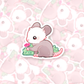 Opossum Stickers | Vinyl Sticker | Animal Sticker Mouse | Cute Glossy Stickers | Journaling | Children Illustration