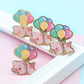 Flying Piggy Enamel Pin | Cute Pig Adventurer Hard Enamel Pin | Rainbow Art | Kawaii Aesthetic Birthday Gift | Christmas Present