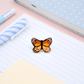 Monarch Butterfly Enamel Pin | Minimalist Hard Enamel Pin | Moth Art | Kawaii Aesthetic Birthday Gift | Christmas Present