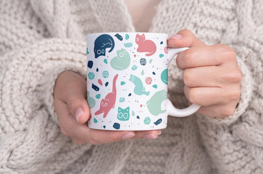 Crazy Cats Coffee Mug | Kitties | Tea Mug | Tea Pot | Crazy Cat Lady Gift Idea | Christmas Present | Miamouz