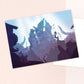 Mermaid Castle | A6 Fantasy Postcard | Art Print | Greeting Card | Home Decor | Wall Art | Miamouz