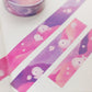Whales in Heaven | 10m x 15mm Roll | Cloud Art Planner | Cute Masking Tape | Decorative Planner Tape | Kawaii Calendar Journal Stationery