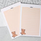 Red Tabby Memo Pad | A6 Notepad | Notes | Cat Lady To Do List | Art | Cute Stationery | 50 Pages | Miamouz