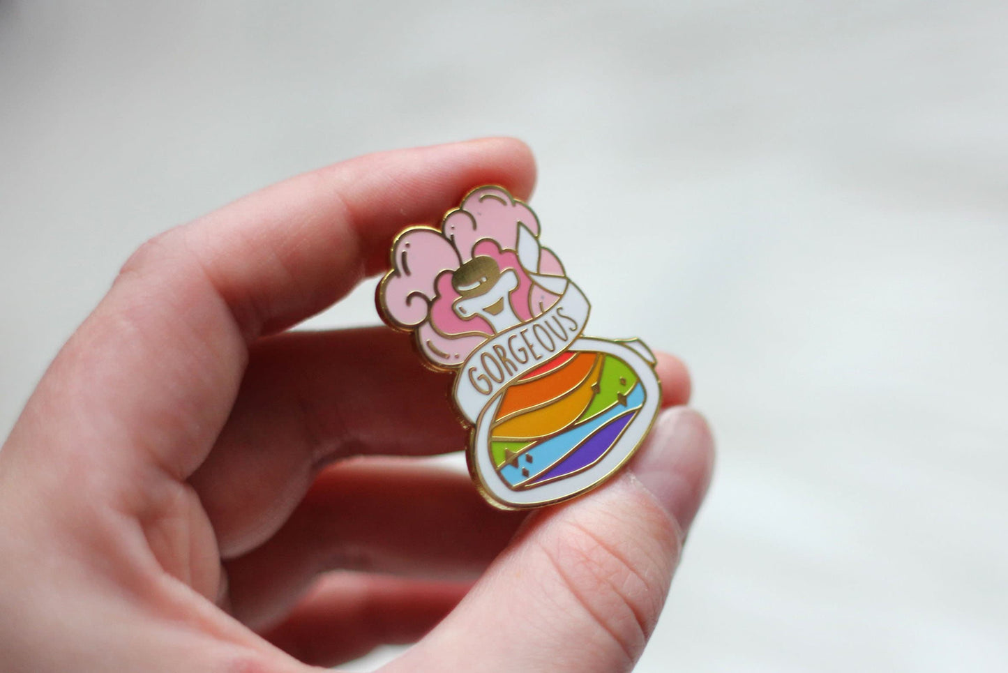 Gorgeous Rainbow Flag Pride Potion | LGBTQIA+ | Witch Hard Enamel Pins | Rainbow Flag | Pride Month | Miamouz