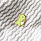 Green Dinosaur | T-Rex Hard Enamel Pin | Collectors Hard Enamel Pin Badge | Kawaii Aesthetic Birthday Gift for Her | Christmas Present