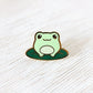 Cute Frog on Lilypad | Dreamscape Adventures | Collectors Hard Enamel Pin Badge | Kawaii Aesthetic Birthday Gift for Her | Christmas Present